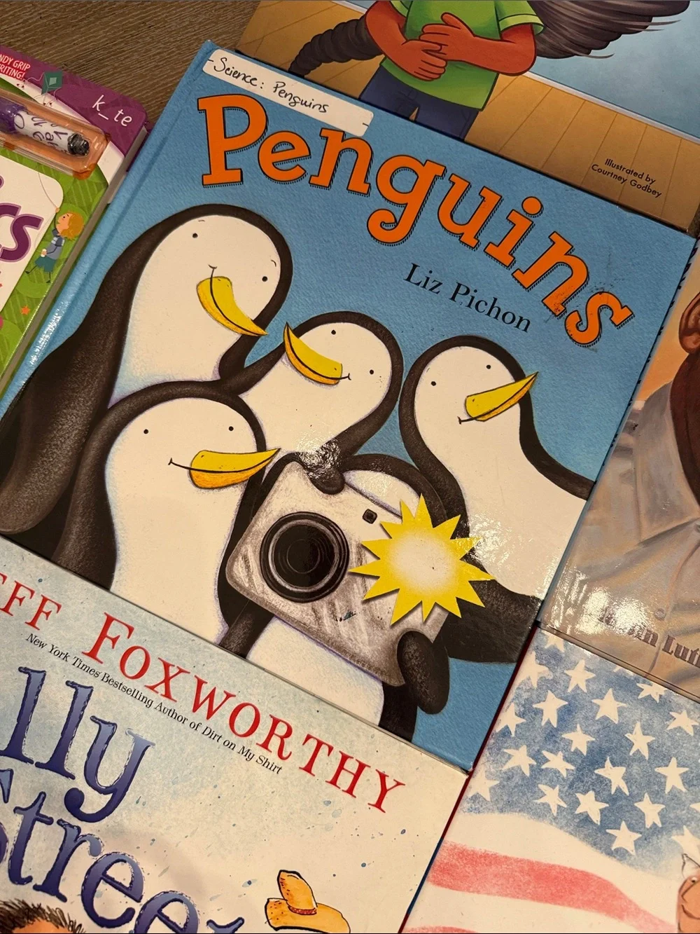 Children’s Book Lot of 6 – Phonics, Penguins, MLK, Social Emotional Learning & J